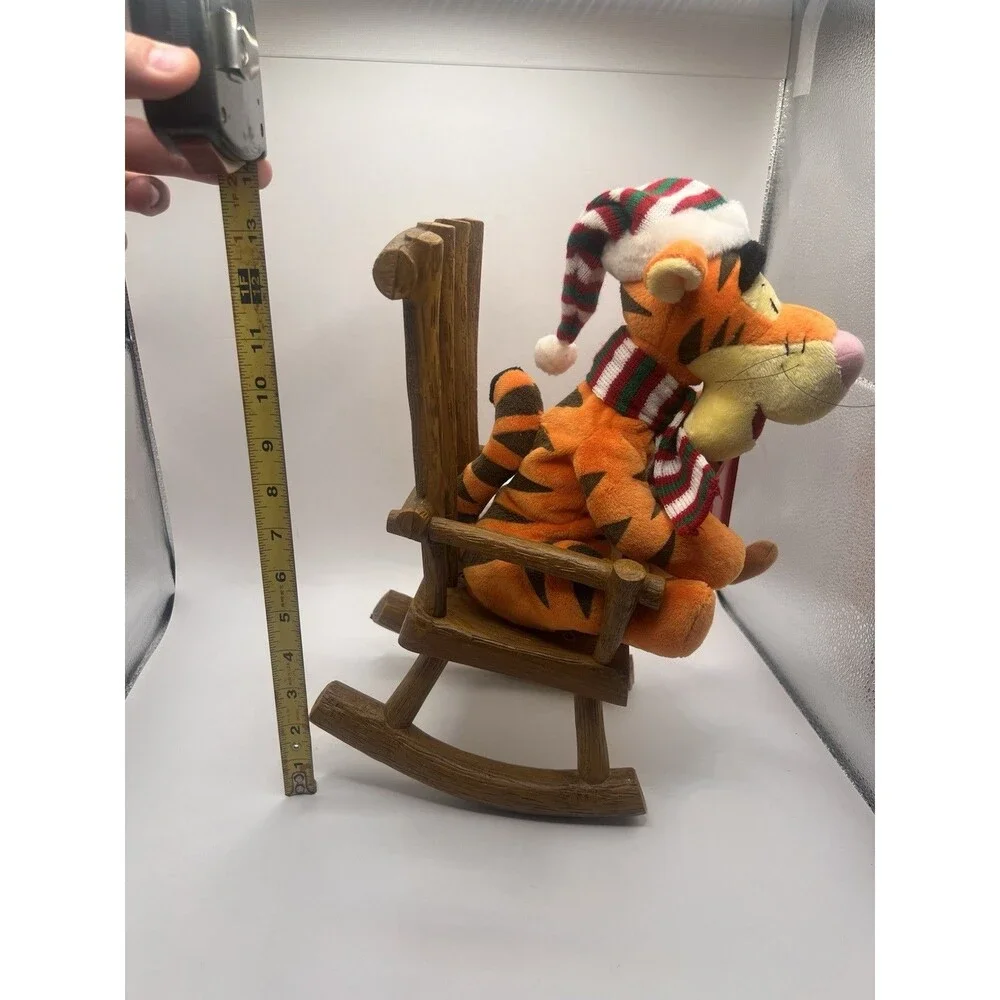2009 Animated Christmas Winnie the Pooh Tigger And Roo Rocking Chair Untested